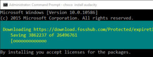 Installing Audacity