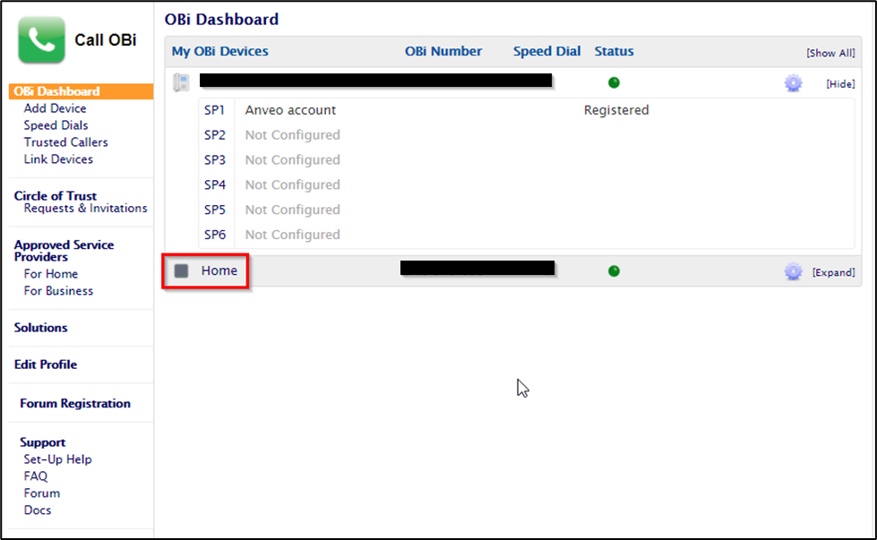 OBI Dashboard