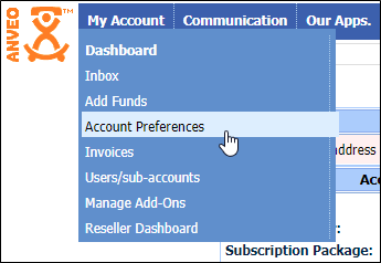 Account Preferences